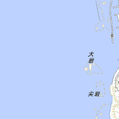623937 渡島大島 （おしまおおしま Oshimaoshima）, 地形図