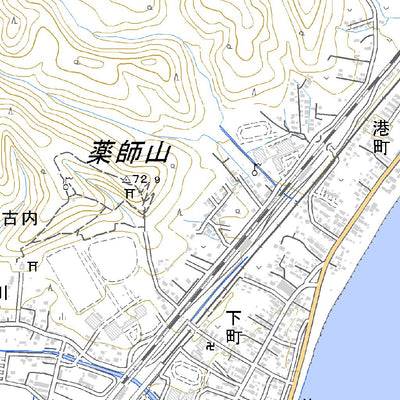 624043 木古内 （きこない Kikonai）, 地形図