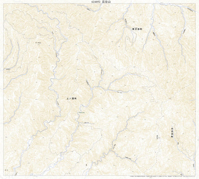 624052 瓜谷山 （うりややま Uriyayama）, 地形図