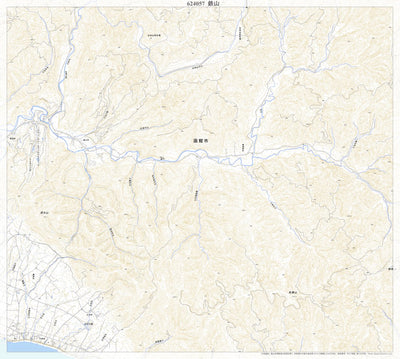 624057 鉄山 （てつざん Tetsuzan）, 地形図
