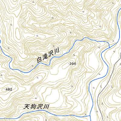 624066 赤川 （あかがわ Akagawa）, 地形図