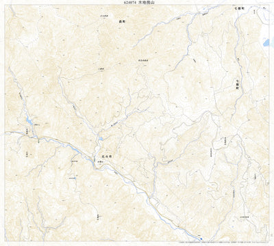 624074 木地挽山 （きじびきやま Kijibikiyama）, 地形図