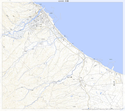 624101 大畑 （おおはた Ohata）, 地形図