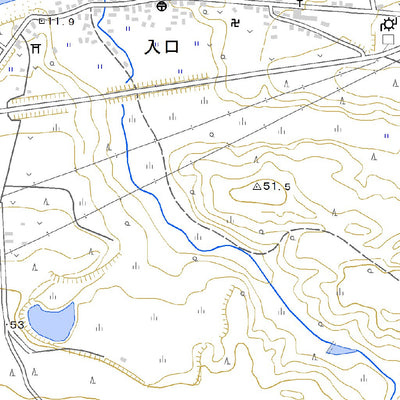 624102 入口 （いれぐち Ireguchi）, 地形図