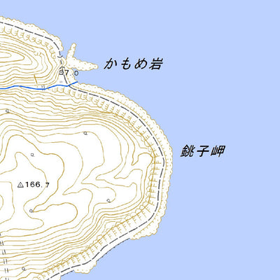 624161 尻屋崎 （しりやざき Shiriyazaki）, 地形図
