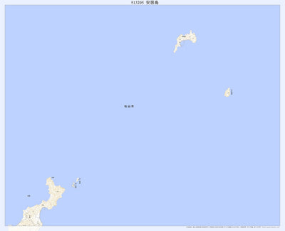 513205 安居島 （あいじま Aijima）, 地形図