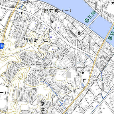 513211 岩国 （いわくに Iwakuni）, 地形図