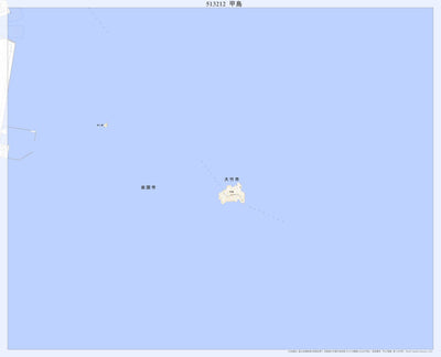 513212 甲島 （かぶとじま Kabutojima）, 地形図