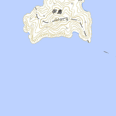 513212 甲島 （かぶとじま Kabutojima）, 地形図