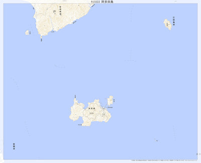 513222 阿多田島 （あたたじま Atatajima）, 地形図