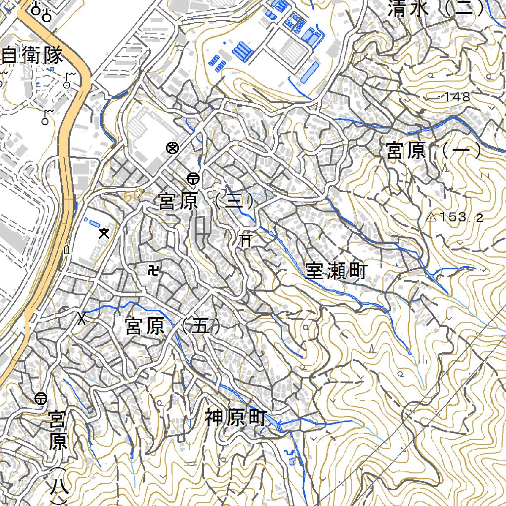 513224 呉 （くれ Kure）, 地形図 Map by Pacific Spatial Solutions