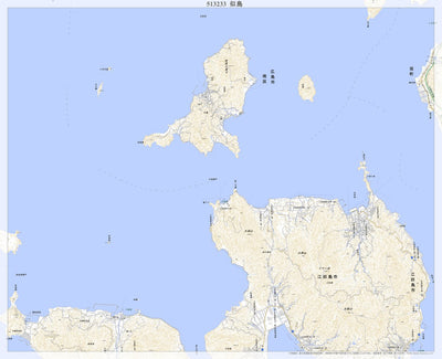 513233 似島 （にのしま Ninoshima）, 地形図