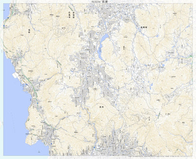 513234 吉浦 （よしうら Yoshiura）, 地形図