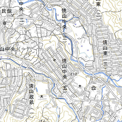 513234 吉浦 （よしうら Yoshiura）, 地形図