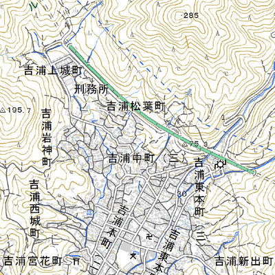 513234 吉浦 （よしうら Yoshiura）, 地形図