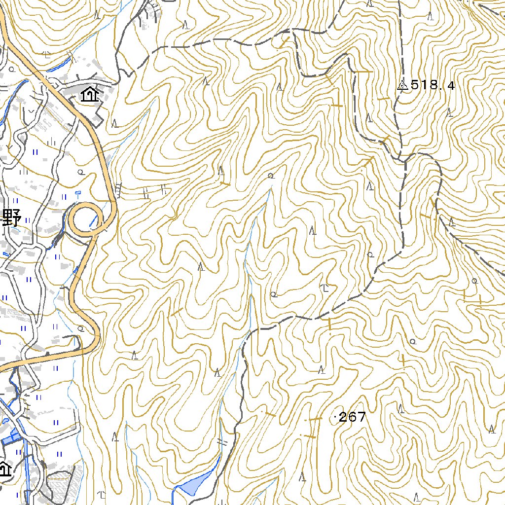 513242 廿日市 （はつかいち Hatsukaichi）, 地形図 Map by Pacific