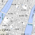 513243 広島 （ひろしま Hiroshima）, 地形図