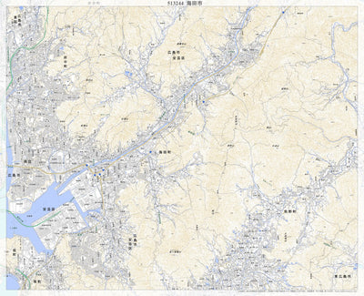 513244 海田市 （かいたいち Kaitaichi）, 地形図