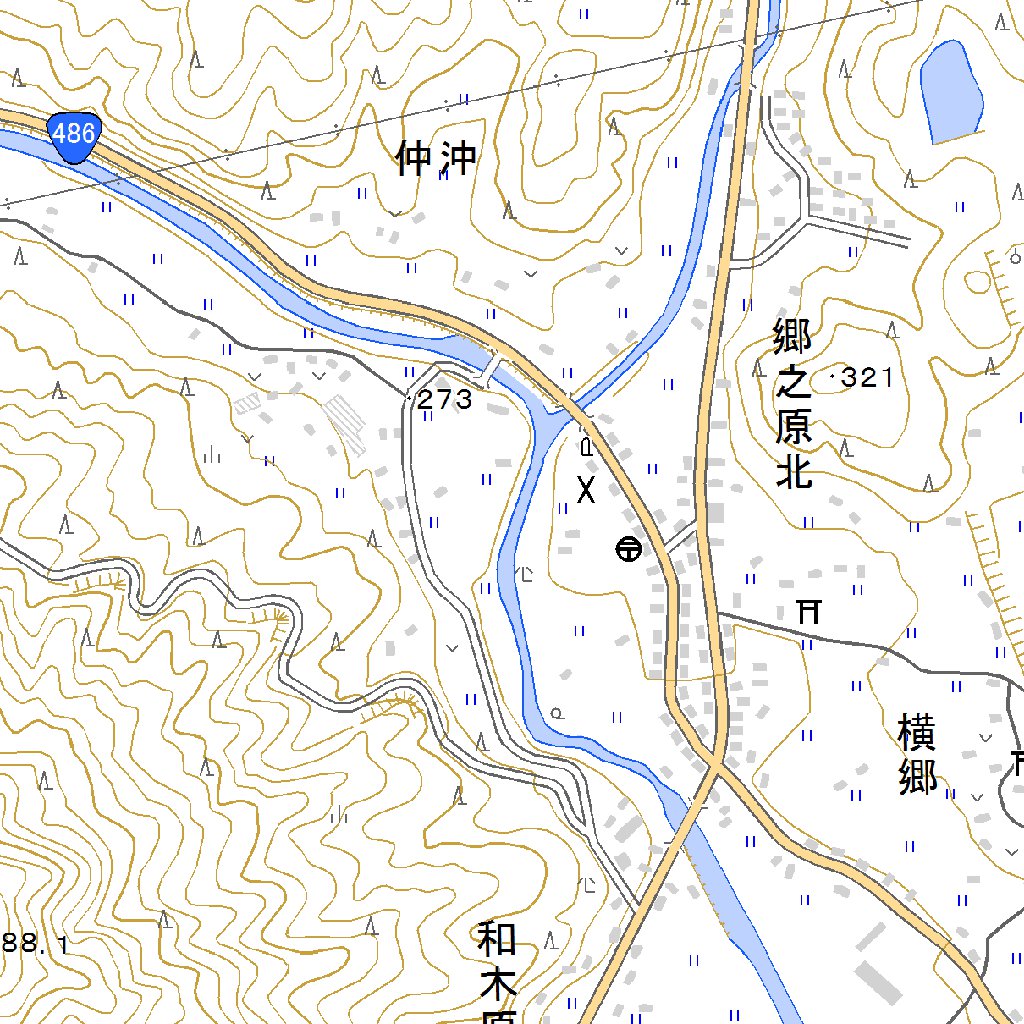 513267 下徳良 （しもとくら Shimotokura）, 地形図 Map by Pacific