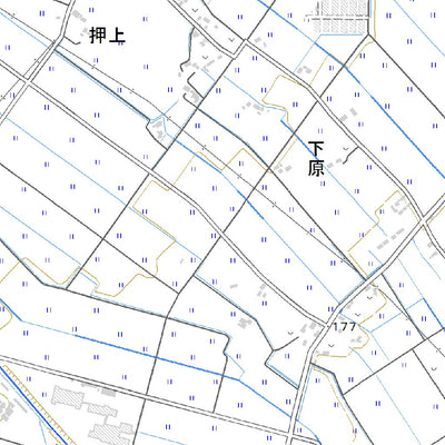 553907 氏家 （うじいえ Ujiie）, 地形図
