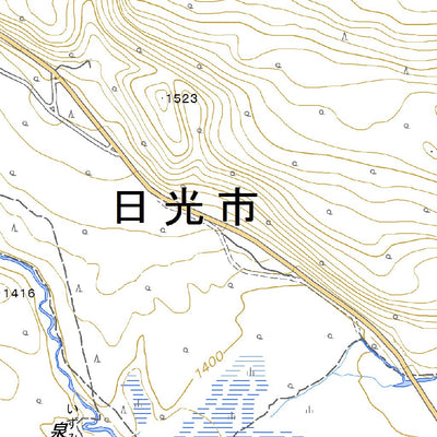 553913 男体山 （なんたいさん Nantaisan）, 地形図
