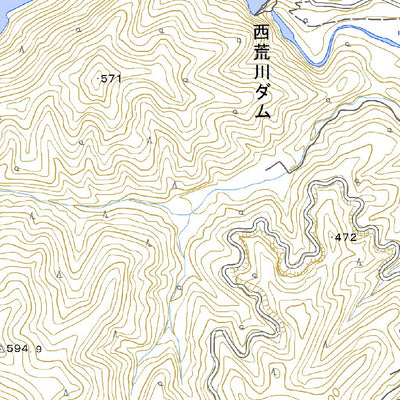 553916 玉生 （たまにゅう Tamanyu）, 地形図