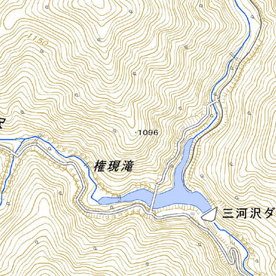 553934 湯西川 （ゆにしかわ Yunishikawa）, 地形図