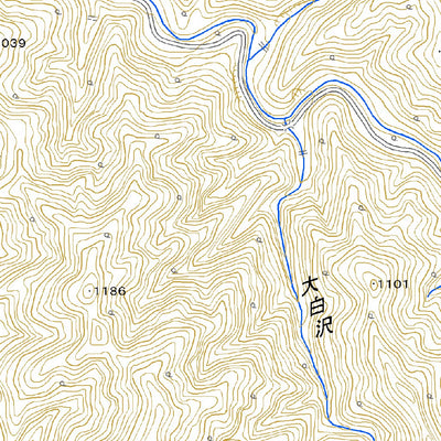 553944 湯ﾉ花 （ゆのはな Yunohana）, 地形図