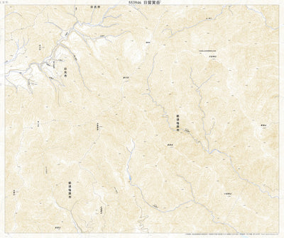 553946 日留賀岳 （ひるがだけ Hirugadake）, 地形図