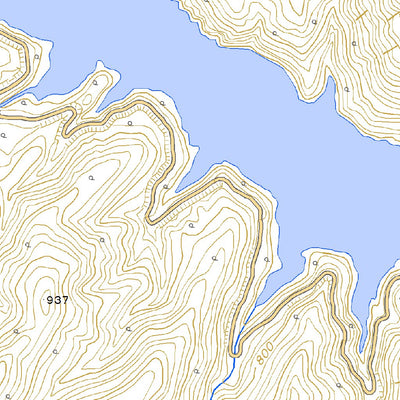 553951 奥只見湖 （おくただみこ Okutadamiko）, 地形図