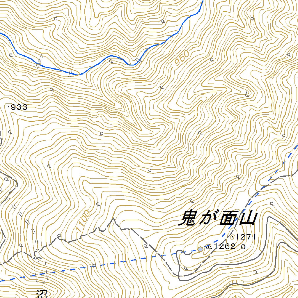 553957 那須岳 （なすだけ Nasudake）, 地形図 Map by Pacific Spatial