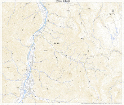 553964 会津山口 （あいづやまぐち Aizuyamaguchi）, 地形図
