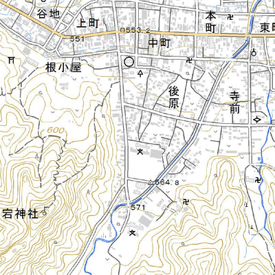 553966 田島 （たじま Tajima）, 地形図