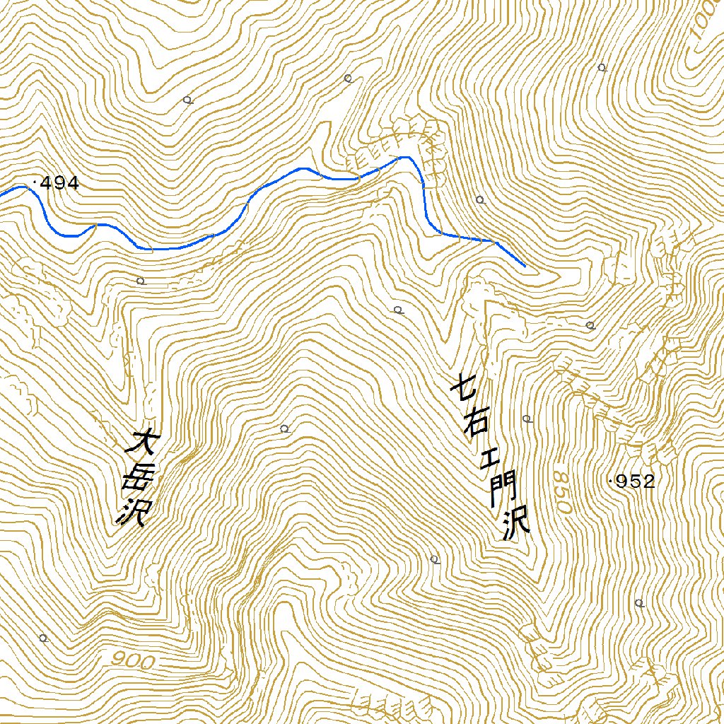 553971 毛猛山 （けもうやま Kemoyama）, 地形図 Map by Pacific