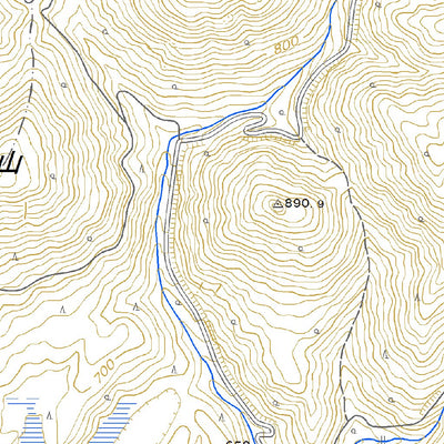 553974 和泉田 （いずみだ Izumida）, 地形図