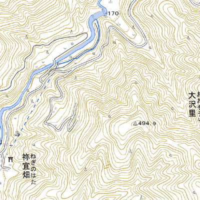 523816 仁科 （にしな Nishina）, 地形図