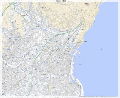 523822 焼津 （やいづ Yaizu）, 地形図