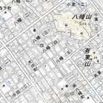523833 静岡東部 （しずおかとうぶ Shizuokatobu）, 地形図
