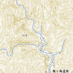 523872 梅ヶ島 （うめがしま Umegashima）, 地形図