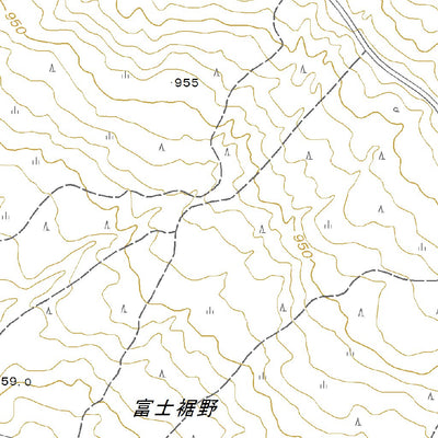 523875 天母山 （あんもやま Ammoyama）, 地形図