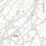 523875 天母山 （あんもやま Ammoyama）, 地形図