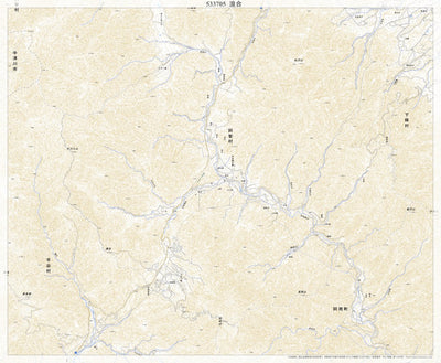 533705 浪合 （なみあい Namiai）, 地形図