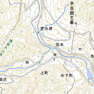 533705 浪合 （なみあい Namiai）, 地形図