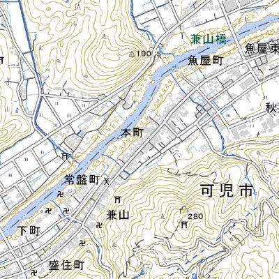 533710 美濃加茂 （みのかも Minokamo）, 地形図