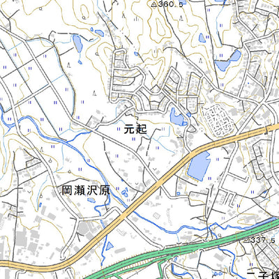 533713 恵那 （えな Ena）, 地形図