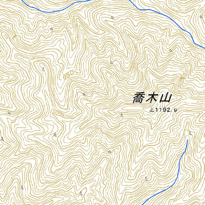 533717 上久堅 （かみひさかた Kamihisakata）, 地形図
