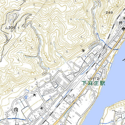 533720 上麻生 （かみあそう Kamiaso）, 地形図