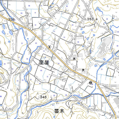 533723 美濃福岡 （みのふくおか Minofukuoka）, 地形図