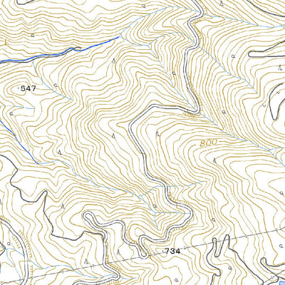 533724 妻籠 （つまご Tsumago）, 地形図