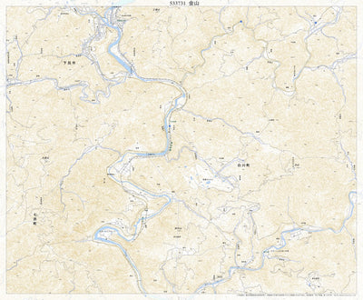 533731 金山 （かなやま Kanayama）, 地形図